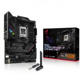 ASUS ROG STRIX B650E-F GAMING WIFI, AMD, Emplacement AM5, AMD Ryzen™ 7, Emplacement AM5, DDR5-SDRAM, 128 Go