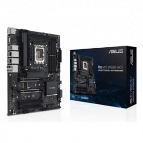 ASUS PRO WS W680-ACE, Intel, LGA 1700, Intel® Celeron®, Intel® Core™ i5, Intel® Core™ i7, Intel® Core™ i9, Intel® Pentium® Gold, LGA 1700, DDR5-SDRAM, 128 Go