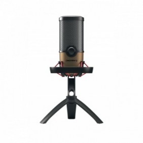 Cherry UM 9.0 PRO RGB, Microphone de table, 24 bit, 192 kHz, 122 dB, Avec fil, USB
