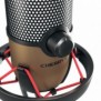 Cherry UM 9.0 PRO RGB, Microphone de table, 24 bit, 192 kHz, 122 dB, Avec fil, USB