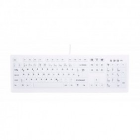 Cherry Contour Design Active Key AK-C8100, Taille réelle 100 %, Sans fil, RF sans fil, Blanc