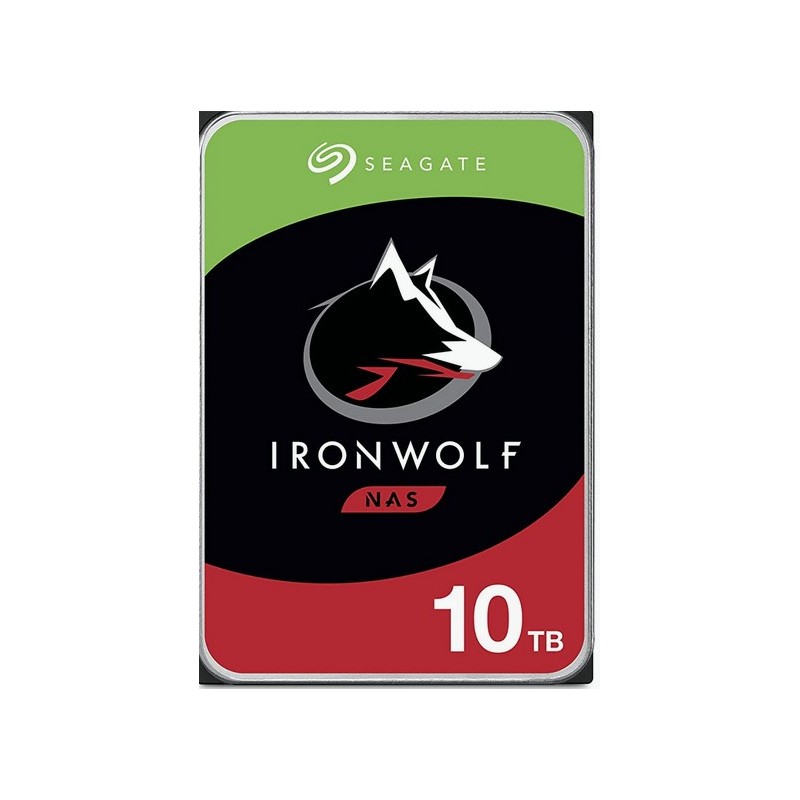 Seagate IronWolf ST10000VN000, 10 To, 7200 trmin, 256 Mo, 3.5", Série ATA III