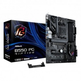 ASRock B550 PG Riptide, AMD, Emplacement AM4, AMD Ryzen 3000 Series, AMD Ryzen 5000 Series, DDR4-SDRAM, 128 Go, DIMM