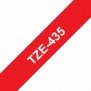 Brother TZE-435, Blanc sur rouge, TZe, Philippines, 5 année, Brother, 1,2 cm