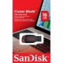 SanDisk Cruzer Blade, 16 Go, USB Type-A, 2.0, Sans capuchon, 2,5 g, Noir, Rouge