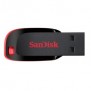 SanDisk Cruzer Blade, 16 Go, USB Type-A, 2.0, Sans capuchon, 2,5 g, Noir, Rouge