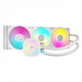 Corsair iCUE LINK TITAN RX RGB, Refroidisseur de liquide tout-en-un, 12 cm, 300 trmin, 2100 trmin, 73,5 cfm, Blanc