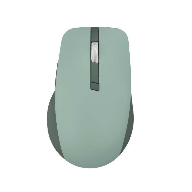 ASUS SmartO Mouse MD200 Silent Plus, Ambidextre, Optique, RF sans fil + Bluetooth, 4200 DPI, Vert