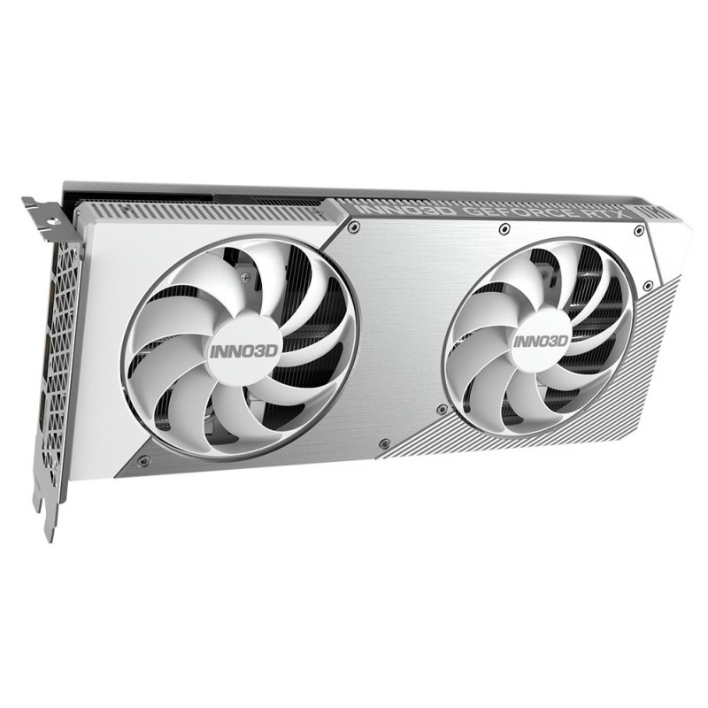 Inno3D GeForce RTX 5070 TWIN X2 OC WHITE, GeForce RTX 5070, 12 Go, GDDR7, 192 bit, PCI Express 5.0, 2 ventilateur