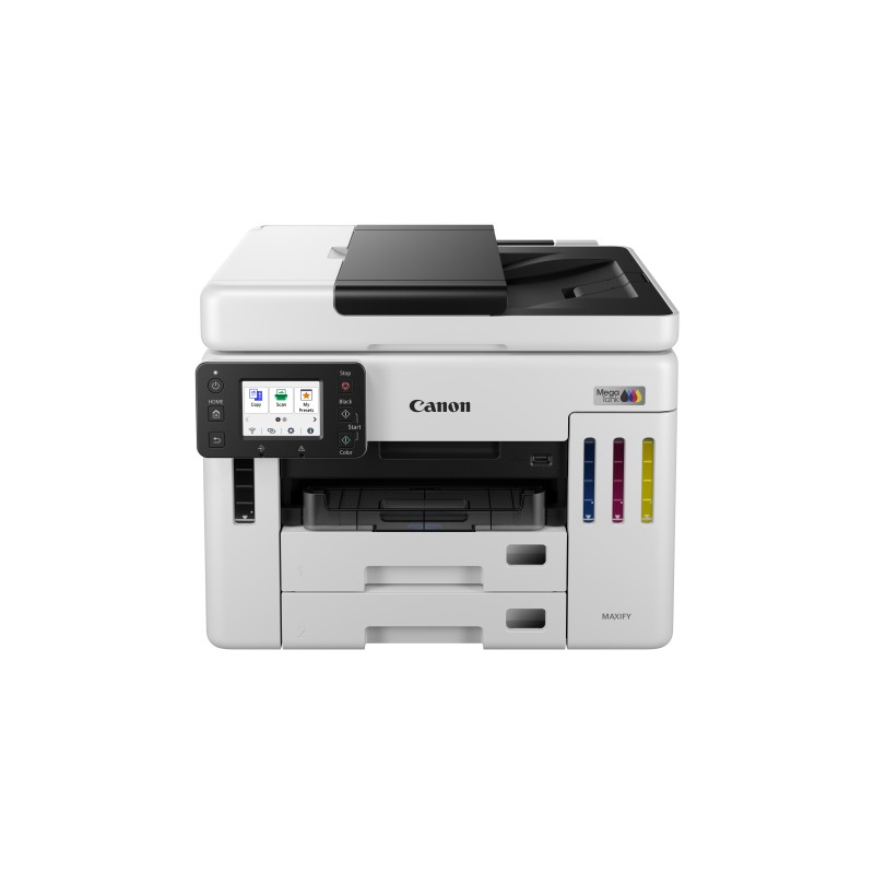 Canon MAXIFY GX 7150, Jet d'encre, Impression couleur, 600 x 1200 DPI, A4, Impression directe, Noir, Blanc