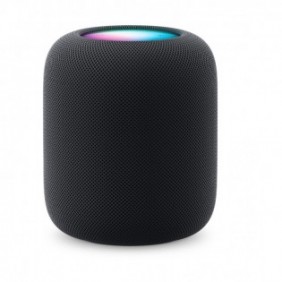 Apple HomePod, Apple Siri, Cylindre, Noir, Tissu, Home app and HomeKit, Intercom transcriptions, Siri, Touch Accommodations, VoiceOver, Multi