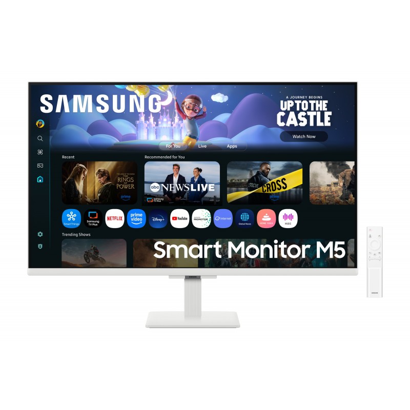 Samsung M50F, 81,3 cm 32", 1920 x 1080 pixels, Full HD, LCD, 4 ms, Blanc