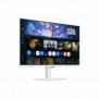 Samsung M50F, 68,6 cm 27", 1920 x 1080 pixels, Full HD, LCD, 5 ms, Blanc
