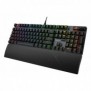 ASUS ROG Strix Scope II X, Taille réelle 100 %, Avec fil, USB, Clavier mécanique, LED RGB, Noir