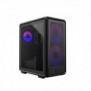 Cooler Master MasterFrame 500 Mesh, Midi Tower, PC, Noir, Transparent, EATX, micro ATX, Mini-DTX, Mini-ITX, SSI CEB, Aluminium, SGCC, Verre trempé, Multi