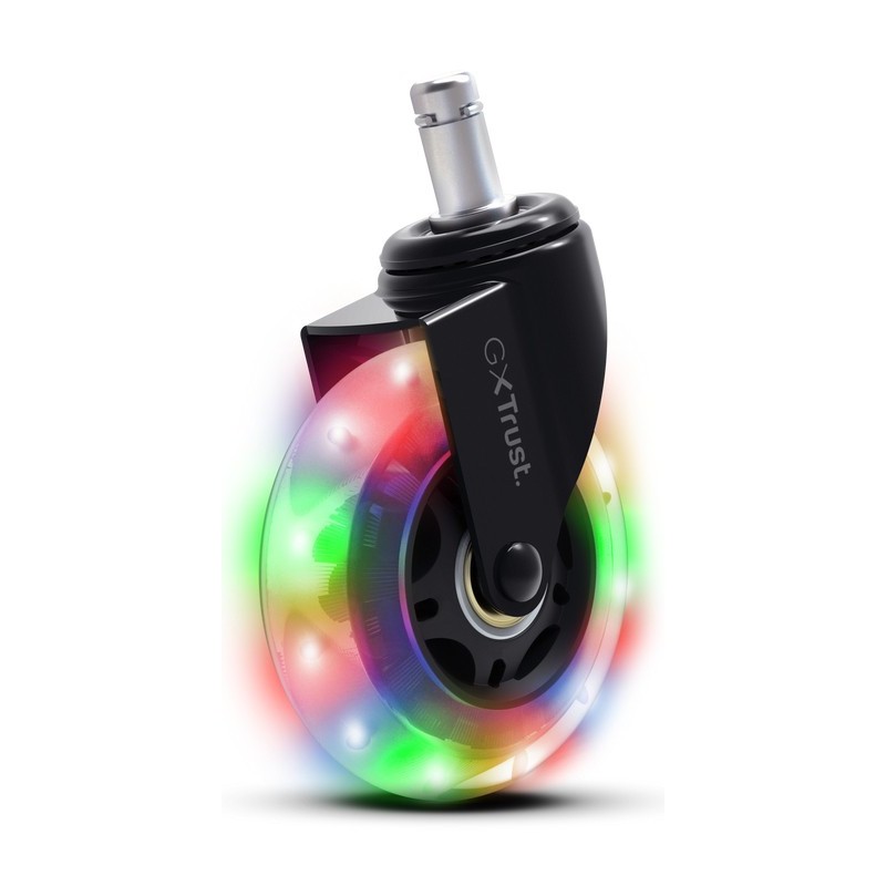 Trust 25803, Roue pivotante, Noir, Polypropylène , Polyuréthane , 241 g, 5 pièce