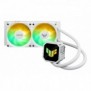 ASUS TUF GAMING LC III 240 ARGB WHT, Refroidisseur de liquide tout-en-un, 12 cm, Blanc