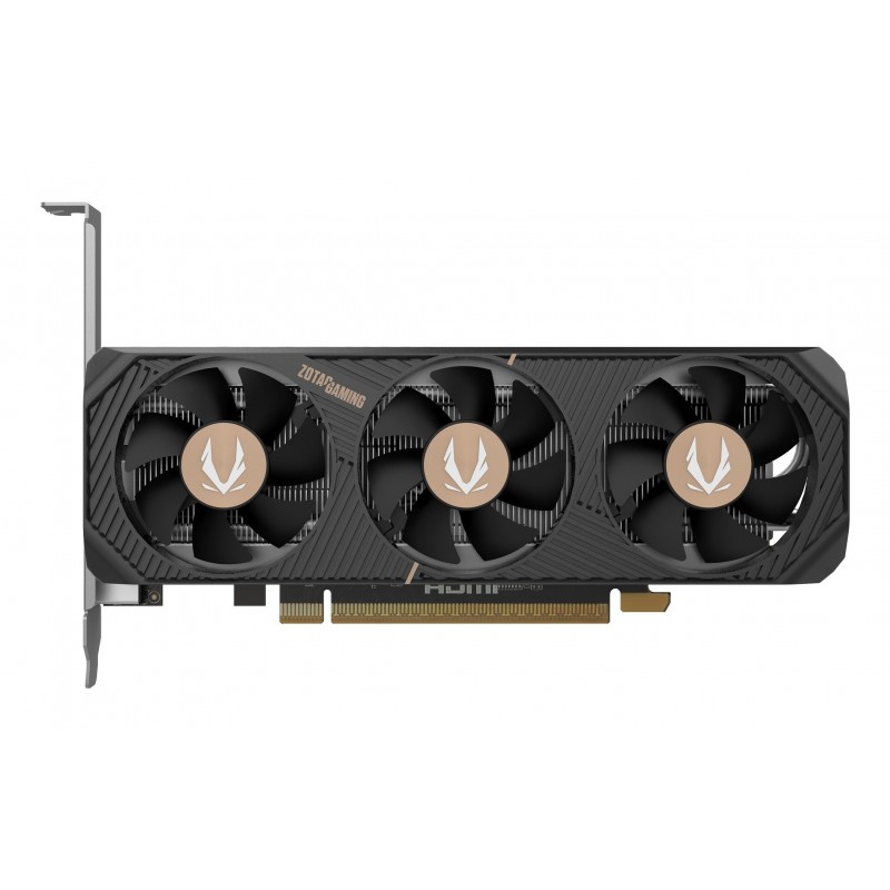 ZOTAC GAMING GeForce RTX 5050 Low Profile, GeForce RTX 5050, 8 Go, GDDR6, 128 bit, 7680 x 4320 pixels, PCI Express x8 5.0
