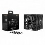 Be Quiet! Pure Wings 3 140 mm | Ventilateur PC silencieux | Pack de 3, Ventilateur, 14 cm, 1200 trmin, 97,5 m³h, Noir