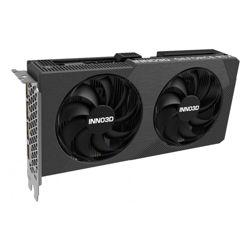 Inno3D GeForce RTX 5060 TWIN X2 OC V2, GeForce RTX 5060, 8 Go, GDDR7, 128 bit, 7680 x 4320 pixels, PCI Express 5.0