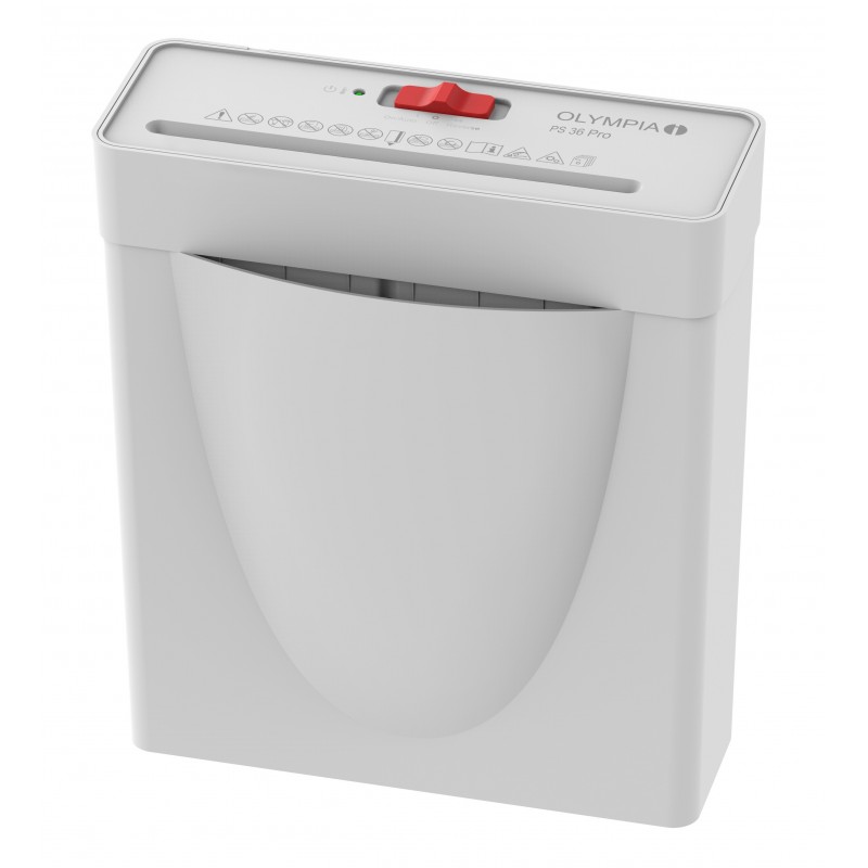 Olympia PS 36 Pro, Découpage en bandes, 8 L, 72 dB, 2200 mmmin, 6 feuilles, P-2