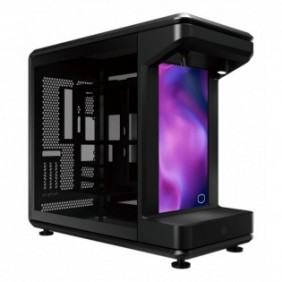Cooler Master MasterFrame 360 STAGE LCD, Full Tower, PC, Noir, Transparent, ATX, micro ATX, Mini-ITX, SGCC, Verre trempé, 14,5 cm