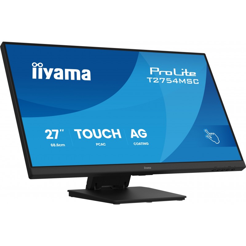 Iiyama ProLite T2754MSC-B2AG, 68,6 cm 27", 1920 x 1080 pixels, Full HD, LED, 4 ms, Noir