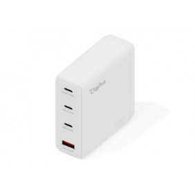 DIGITUS Chargeur USB GaN 140W, 3x USB-C, 1x USB-A, Intérieure, Secteur, Blanc