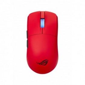 ASUS ROG Harpe II Ace RED, Droitier, Optique, RF Wireless + Bluetooth + USB Type-A, 42000 DPI, Rouge