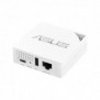 ASUS RT-AX50 Go, Wi-Fi 6 802.11ax, Bi-bande 2,4 GHz 5 GHz, EthernetLAN, Blanc, Routeur portable