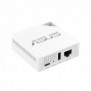 ASUS RT-AX50 Go, Wi-Fi 6 802.11ax, Bi-bande 2,4 GHz 5 GHz, EthernetLAN, Blanc, Routeur portable