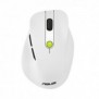 ASUS MD105 MOUSEVT-GN, Droitier, RF sans fil + Bluetooth, 2400 DPI, Blanc, Vert