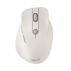 ASUS MD105 MOUSEMK-WH, Droitier, RF sans fil + Bluetooth, 2400 DPI, Beige