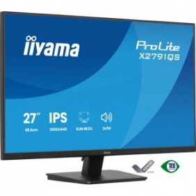 Iiyama ProLite X2791QS-B1, 68,6 cm 27", 2560 x 1440 pixels, Quad HD, LED, Noir