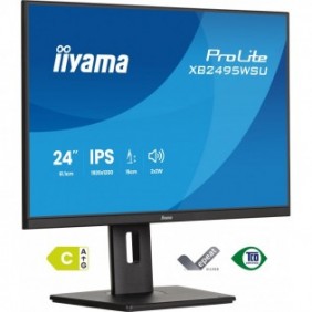 Iiyama ProLite XB2495WSU-B1, 61,2 cm 24.1", 1920 x 1200 pixels, Full HD, LCD, 4 ms, Noir