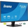 Iiyama ProLite X2491H-B1, 60,5 cm 23.8", 1920 x 1080 pixels, Full HD, LCD, Noir