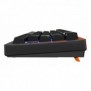 Cherry K5 PRO TMR COMPACT, Avec fil, USB, Clavier mécanique, QWERTZ, LED RGB, Noir, Orange
