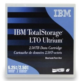 IBM LTO Ultrium 6, Bande de données vierge, LTO, 2,5 To, 6,25 To, 885 m, 6,1 µm