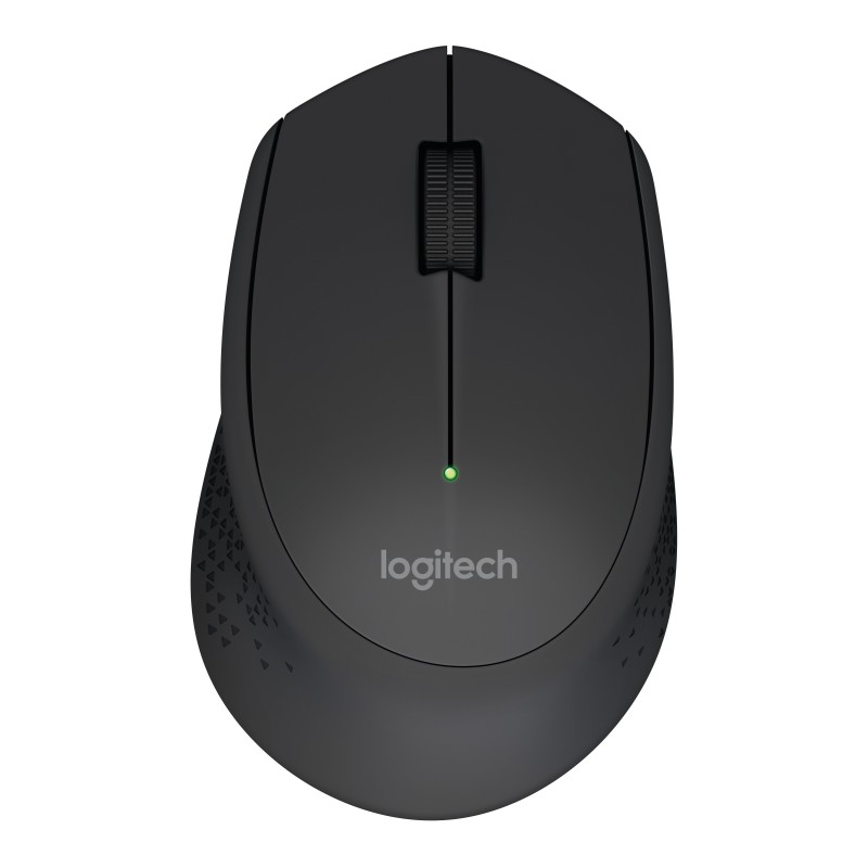Logitech M280, Droitier, Optique, RF sans fil, 1000 DPI, Noir