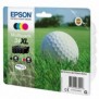 Epson Golf ball Multipack 4-colours 34XL DURABrite Ultra Ink, Rendement élevé , Noir, Cyan, Magenta, Jaune, Encre à pigments, 16,3 ml, 10,8 ml, 1 pièce