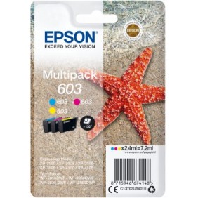 Epson 603, Rendement élevé , 7,2 ml, 3 pièce, Multi pack