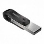 SanDisk Hama 00183588, 128 Go, USB Type-A Lightning, 3.2 Gen 1 3.1 Gen 1, Pivotant, Protection par mot de passe, Noir, Argent