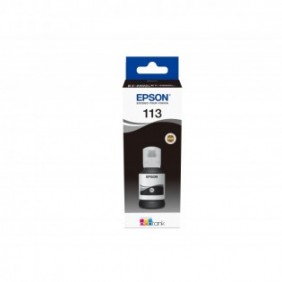 Epson 113 EcoTank Pigment Black ink bottle, Original, Noir, Epson, Ecotank ET-5880, EcoTank ET-5850, EcoTank ET-5800, EcoTank ET-16650, EcoTank ET-16600, 7500 pages, 127 ml
