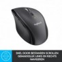 Logitech Customizable Mouse M705, Droitier, Optique, RF sans fil, 1000 DPI, Charbon de bois