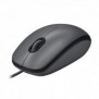 Logitech M100, Ambidextre, Optique, USB Type-A, 1000 DPI, Noir