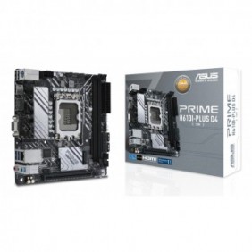 ASUS PRIME H610I-PLUS D4-CSM, Intel, LGA 1700, Intel® Celeron®, Intel® Core™ i3, Intel® Core™ i5, Intel® Core™ i7, Intel® Core™ i9, Intel® Pentium®, LGA 1700, 64 Go, DDR4-SDRAM
