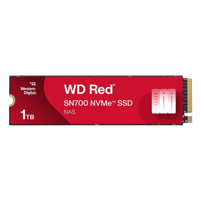WD SanDisk Red WD SN700 NVMe, 1 To, M.2, 3430 Mos, 8 Gbits