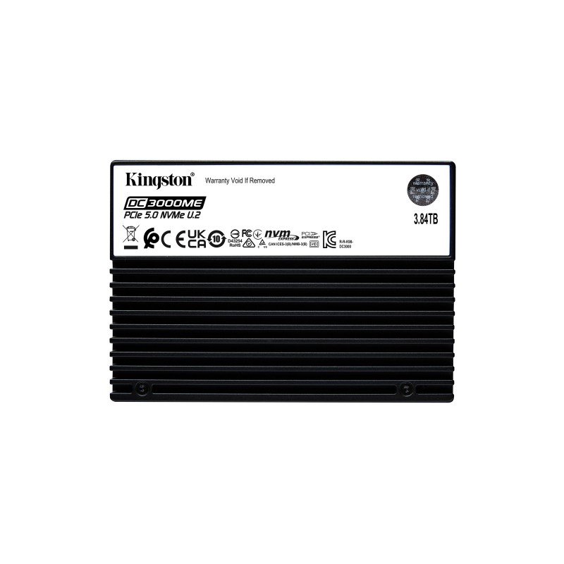 Kingston 3,84TB DC3000ME U.2 PCIe 5.0 NVMe TCG Opal Enterprise SSD, 3,84 To, U.2, 14000 Mos