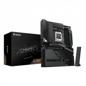 Gigabyte X870 AORUS STEALTH Carte Mère - Prend en charge les processeurs AMD Ryzen 9000, VRM numérique 16+2+2 phases, jusqu’à 8200MHz DDR5 O.C., 2xPCIe 5.0 + 2xPCIe 4.0, Wi-Fi 7, LAN 5GbE, USB 4, AMD, Emplacement AM5, AMD Ryzen 7000 Series, AMD Ryzen
