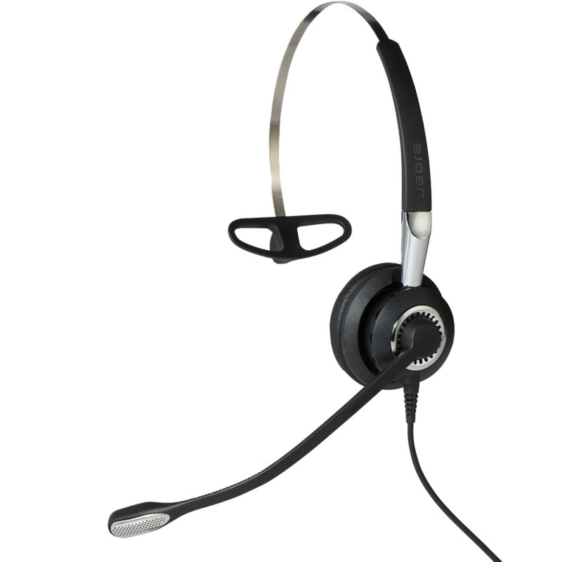 Jabra BIZ 2400 II, Avec fil, BureauCentre d'appels, 54 g, Casque, Noir, Argent